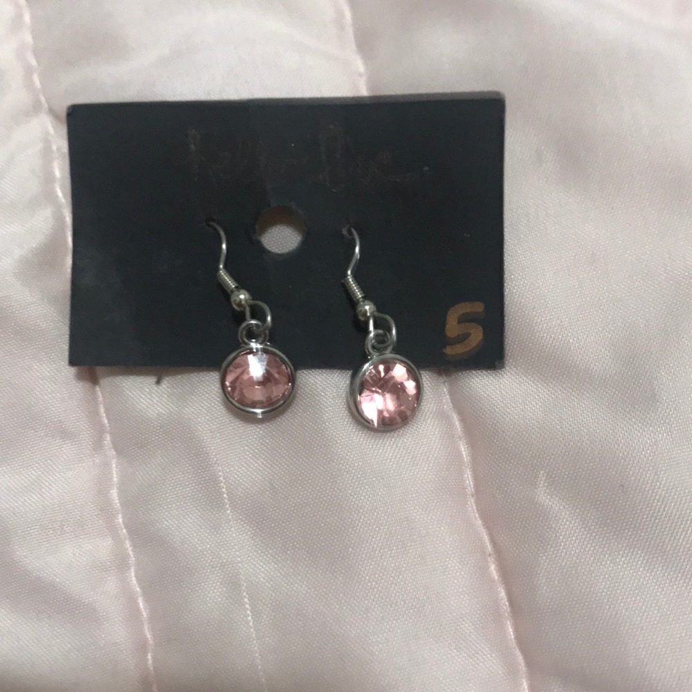 Pink Diamond earrings